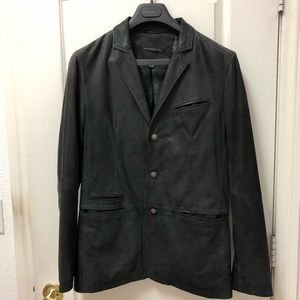 John Varvatos Goat Suede Blazer